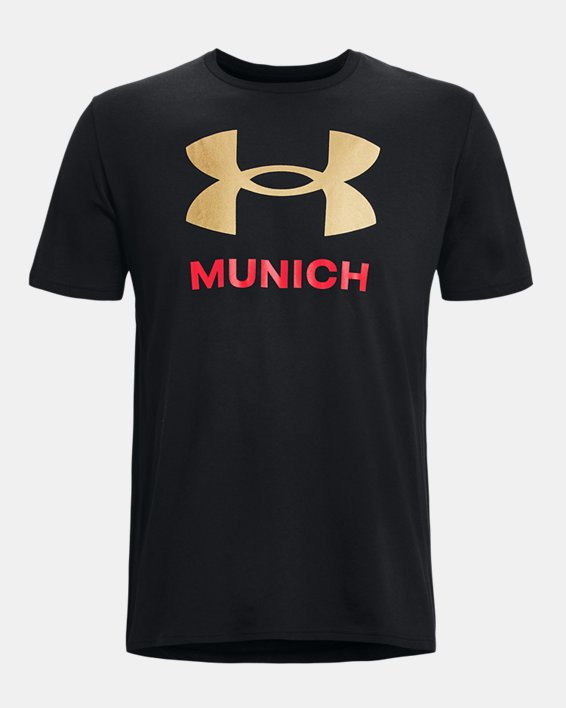 Camiseta UA Munich City para hombre, Black, pdpMainDesktop image number 4